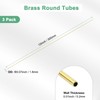 M METERXITY 3 Pack 300mm Brass Round Tube, 1.8mm OD