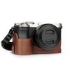 MegaGear Genuine Leather Half Camera Case for Sony Alpha a7C
