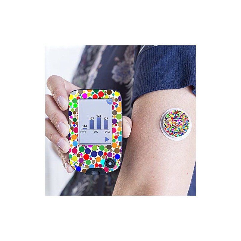 Freestyle Libre Measuring Instrument Sticker (Confetti)