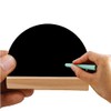 Mini Blackboard Sign Mini Double-sided Small Blackboard Wooden Base Double-sided