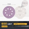 HARFINGTON 15 Pcs 5 Inch Sanding Disc 8 Hole 600