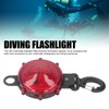 LED Underwater Flash Light ABS Portable BCD Water Float Cylinder