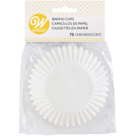 Wilton Jumbo White Baking Cups, 75