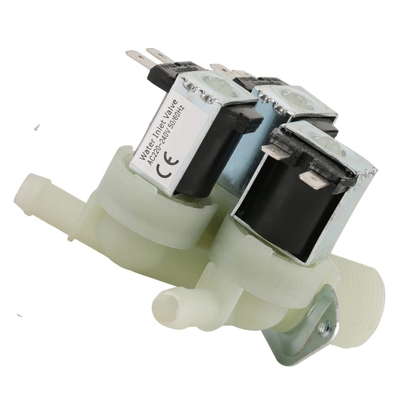 AC 220V Three Way Inlet Solenoid Valve, G3/4 Port Thread