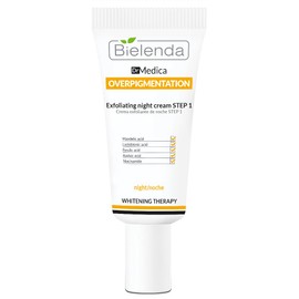 Bielenda Dr Medica Overpigmentation Step 1 Night Exfoliating Cream, Visibly Improves Skin Condition, 30 ml
