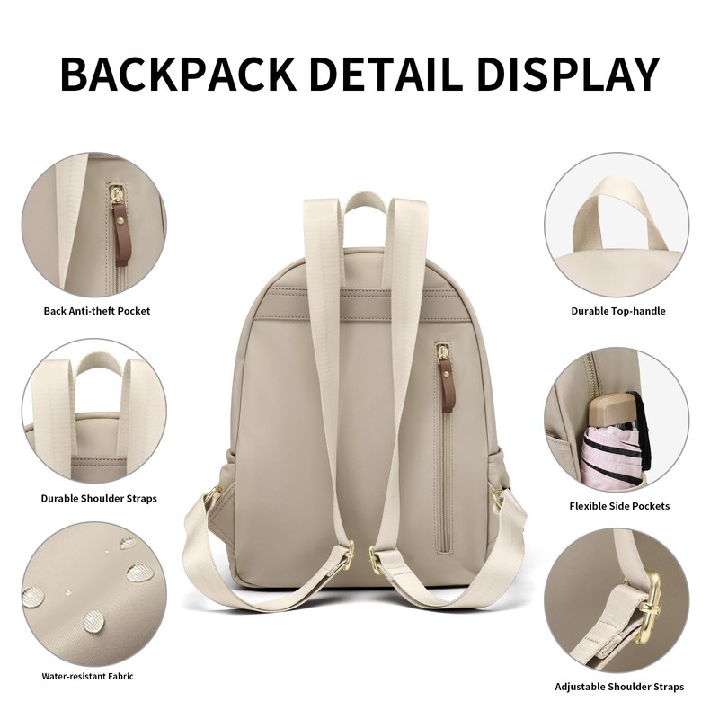 GOLF SUPAGS Stylish Backpack Purse for Women Casual Travel Daypack
