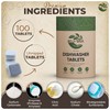 Dishwashing Detergent Tablets | All-in-one Formula Plastic Free Dishwasher Detergent