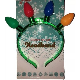 Ganz Light Up 4 Bulb Headband Holiday Office Work Party School Xmas Stocking Stuffer
