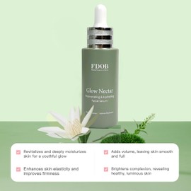 FDOB Glow Nector – Rejuvenating & Hydrating Facial Serum Firms, Plumps and Restores Radiance with Soluble Collagen, Fibronectin and Hydroxypropyl Tetrahydropyrantriol