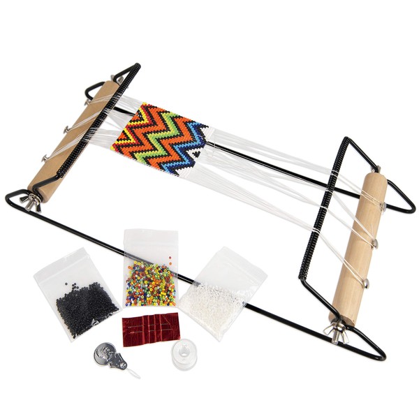 The Beadsmith Extra Wide Metal Bead Loom Kit, Includes Extra