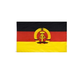 Stormflag Germany State Flag / German Eagle / German / East German (90 cm x 150 cm) Polyester Pongee 90 g with Eyelets Stitched with Double Needle
