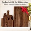 Brazos Home Dark Walnut Wood Cutting Board for Kitchen, 2