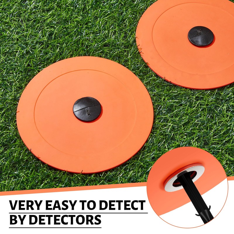 Leriton 3 Set Low Profile Property Line Markers, Survey Markers