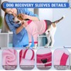 MORVIGIVE Dog Recovery Sleeves for Front Legs,Dog Sleeves to Prevent
