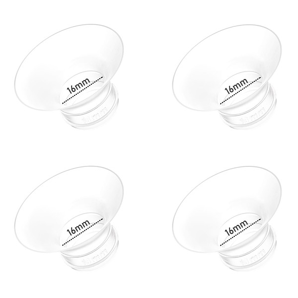 4pcs Flange Inserts 16mm Compatible with Momcozy M9/M6/M5/V1 Pro/V2 Pro/S12
