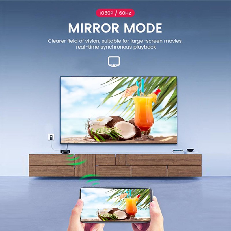 Wireless Display Adapter Support AV HD Multimedia Interface 4K HD