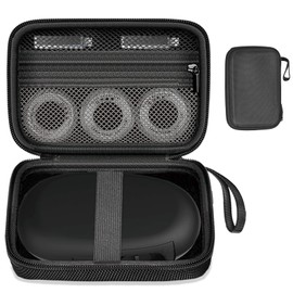 APKOL Bag Compatible with Nelko P21 Case, SUPVAN E10/E16 Labelling Device, for PRT/NIIMBOT D110/Pristar P15 Label Printer, Mini Bluetooth Handheld Label Printer (Bag Only), Black