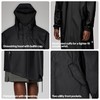 RAINS Fishtail Parka Raincoat, Jacket Black M