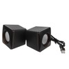 Mipcase 1Pair Mini Wired USB Computer Speaker Compact Desktop Speaker