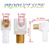 (2 Pack) 692317 493496 Carb Fuel Fitting Elbow Hose Connector