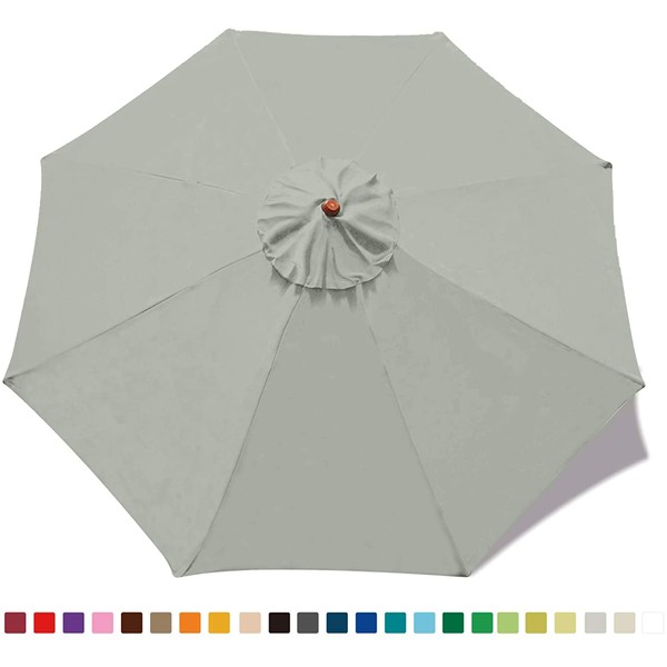 MASTERCANOPY Patio Umbrella Replacement Canopy Market Table Umbrella Canopy