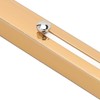 3pcs Gold Retractable Lip Brush Portable Soft Hair Double Ended