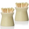 Haillai 2 Pack Match Holder with 6 Pcs Strikers, Handmade