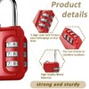 IEBTAWN 1 x Tsa Suitcase Lock, 4-Digit Combination Lock for