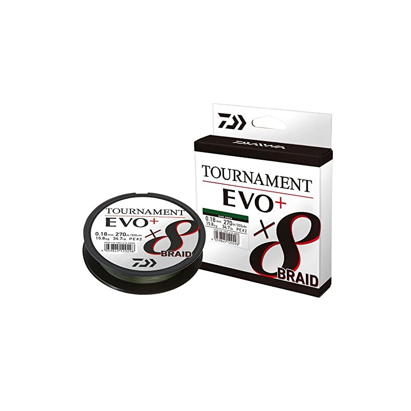 Daiwa Tournament X8 Braid EVO+ 0.26 mm 270 m DG