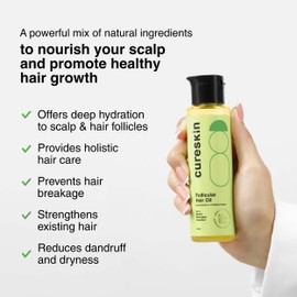 Cureskin Follicular Hair Oil 100ml | For Thicker, More Voluminous Hair & For Men & Women | Helps to Nourish Scalp, Boosts Hair Growth & Gives Healthy Hair | Contains Biotin, Coconut, Bhringraj
