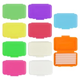 Chstarina 10 Boxes Orthodontic Wax for Braces, Braces Wax, Dental Wax for Orthodontics Braces Wearers - 50 Strips Dental Wax