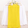 MLMC Cheesecloth Table Runner 10ft Yellow Gauze Sheer Cheese Cloth