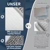 INYEEXUP Chenille Bath Mat, Non-Slip, Washable, Bathroom Rug, 40 x
