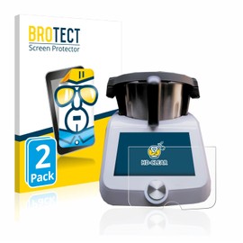 BROTECT Screen Protectors for SilverCrest Monsieur Cuisine Smart Ultra Clear Pack of 2