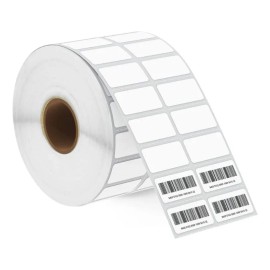 Etiquetas Térmicas Directas 1x0.5 PuLG Adhesivas-rollo 4000 Color Blanco