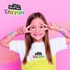TATOY Super Glittzy Girls' Tattoo Set - Skin-Friendly Temporary Glitter