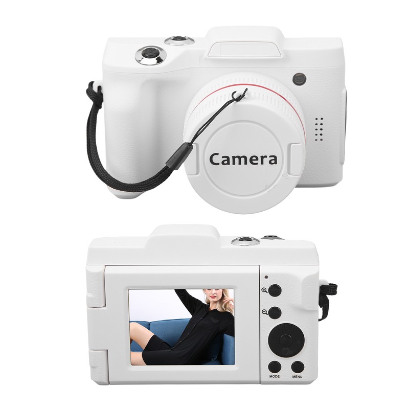 Digital Camera HD 16MP White Color Multi Axes Stabilization Smart