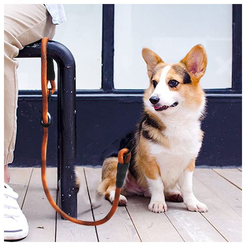 BTINESFUL 3FT Dog Tie Down, Nylon Rope Short Dog Tether