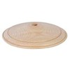 B&P Lamp® 2 Inch Diameter Wooden Vase Cap, Unfinished