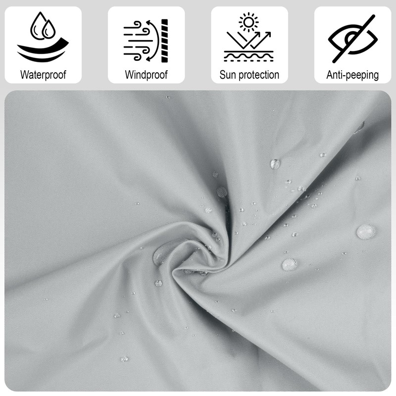 COOL AREA Balcony Privacy Screen, Balcony Edging PES Waterproof Weatherproof