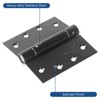 6 Pack Self Closing Door Hinges, 4 Inch Spring Loaded