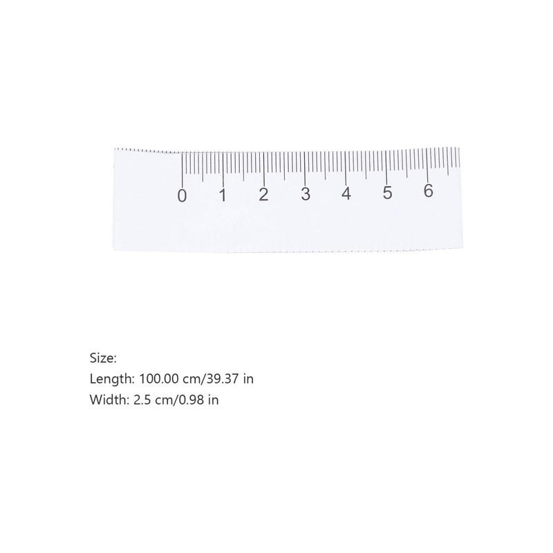 100Pcs 40"/ 100CM Paper Measuring Tape, Disposable Wound Measuring Rulers,