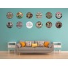 Welcome Sign for Front Door Round Metal Welcome to My
