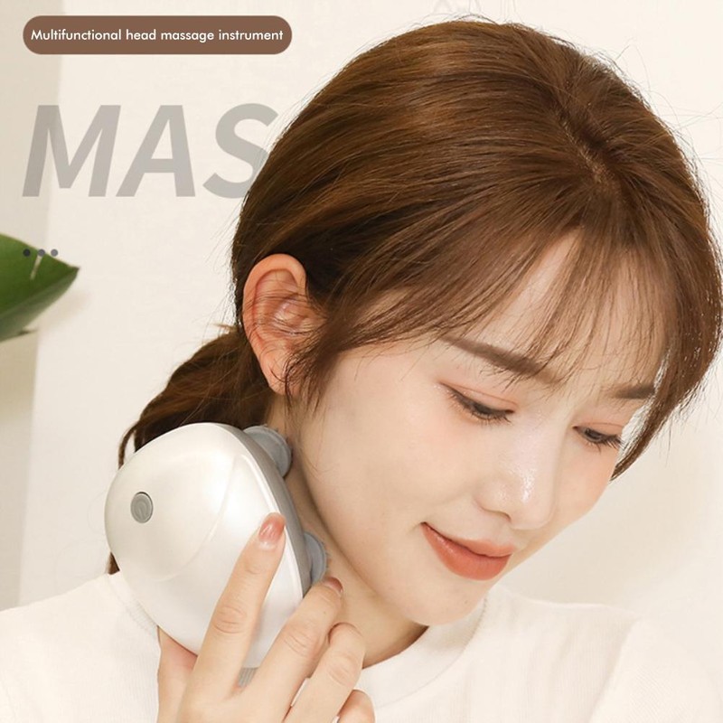 Waterproof Electric Scalp Massager Portable Head Massager Multiple Modes Handheld