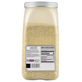 McCormick Culinary Lemon & Pepper Seasoning Salt, 7.5 lb - One 7.5 Pound Container of Bulk Lemon Pepper Seasoning, Perfect for Asparagus, Broccoli, Brussels Sprouts, Seafood and Poultry Dishes
