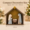 Farmhouse Nativity Scene Indoor – Holy Family Resin Christmas Decoration