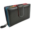 Golunski Ladies Tab Flap Over Leather Purse/Wallet Graffiti Change Gift