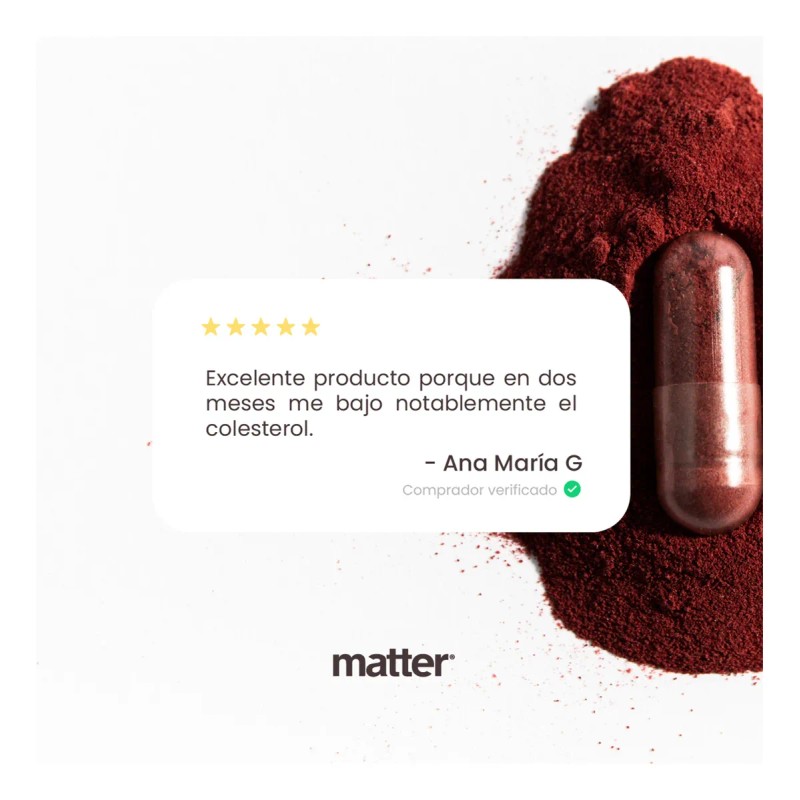 Colestin Matter , Antioxidante, Levadura Arroz Rojo 90 Caps