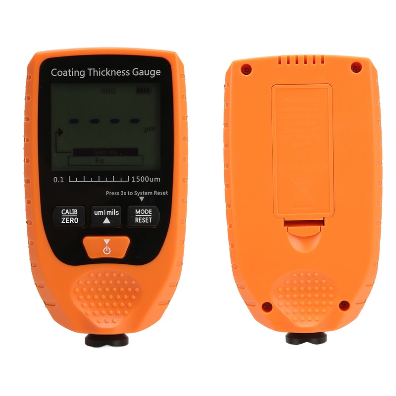 1500um Handheld Coating Thickness Gauge Tester Automobile Paint Thickness Measuring