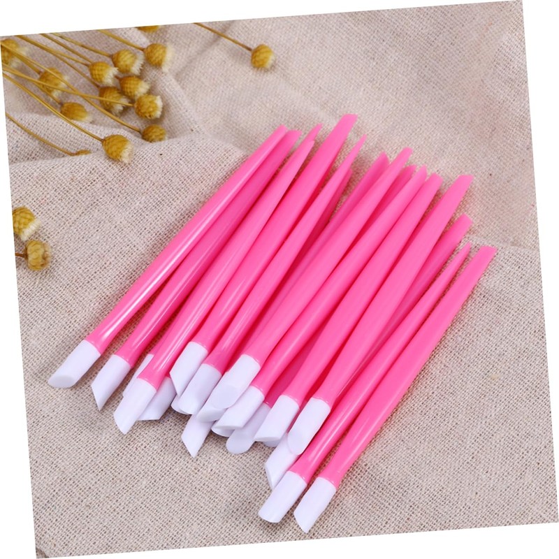 BIUDECO 20pcs Nail Art Tools Set Cleansing Orange Stick Cuticle